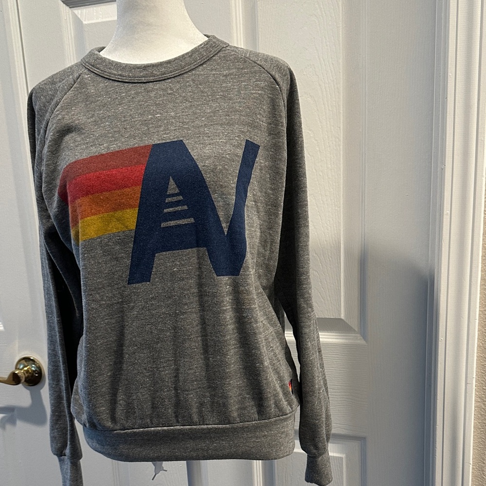Gray AV Logo Women’s Sweater